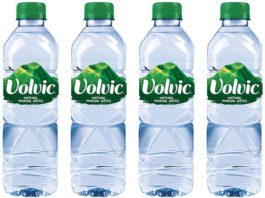 New packs for Volvic New volvic bottles