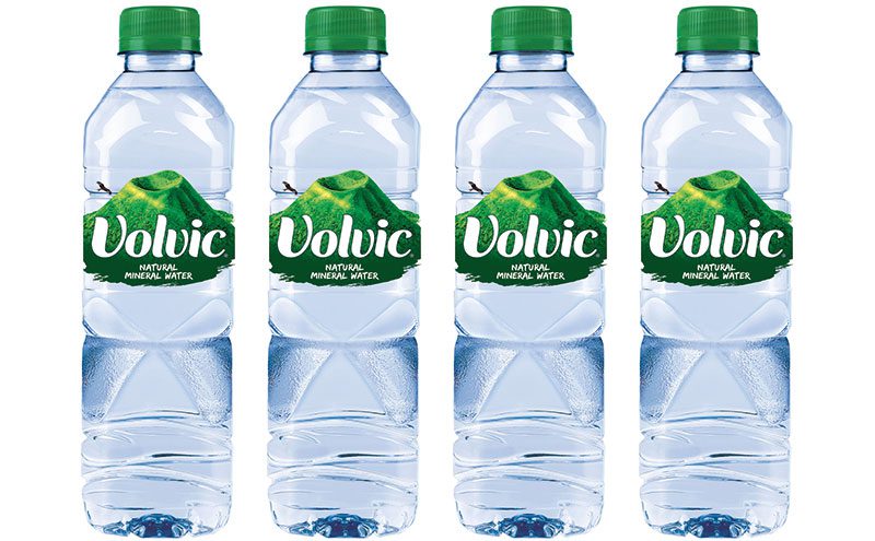 New volvic bottles