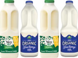 Snapping up organic milk Yeo Semi Skimmed and organic 2l