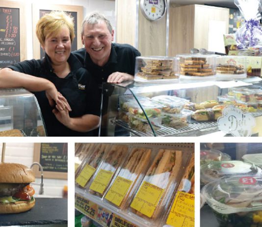 Going great Dennis and Linda Williams’ Premier Deli concept was introduced to their store in August last year. Their burger and chili chicken noodles are bestsellers.