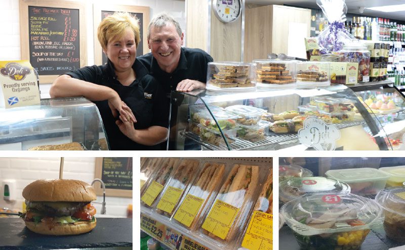 Dennis and Linda Williams’ Premier Deli concept was introduced to their store in August last year. Their burger and chili chicken noodles are bestsellers.