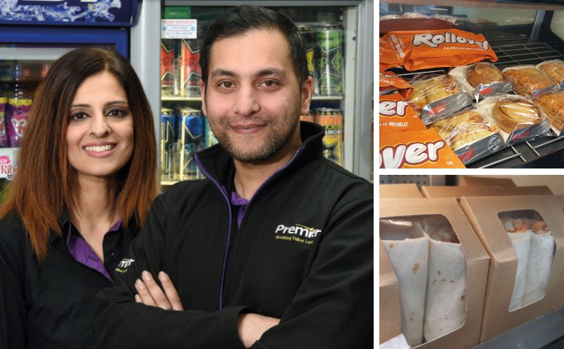 Abada and Asif Akhtar’s new food-to-go unit provides customers with coffee from Papa Chinos, hot food from Country Choice and sandwiches from Fife Creamery. 