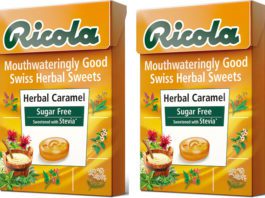 Something sweet from the Swiss Ricola Herbal Caramel