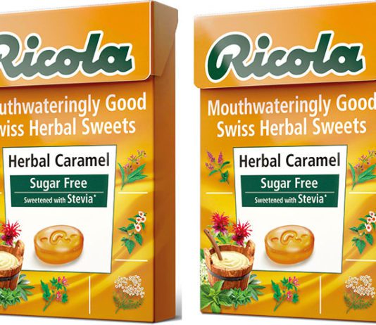 Something sweet from the Swiss Ricola Herbal Caramel