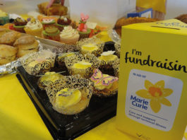 Yellow effort raises funds Spar Marie Curie
