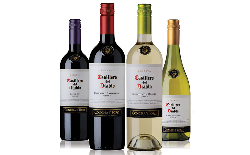 Chilean Casillero del Diablo is one of the top five wine brands in the UK, China, South Korea and Sweden.