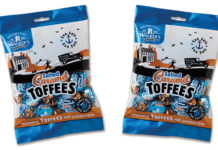 Salted caramel toffees
