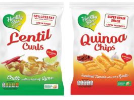 Snackers seek healthy options Quinoa crisps