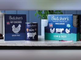 New dog pack Butcher's new packaging