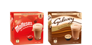 Malteser and Galaxy drink pods