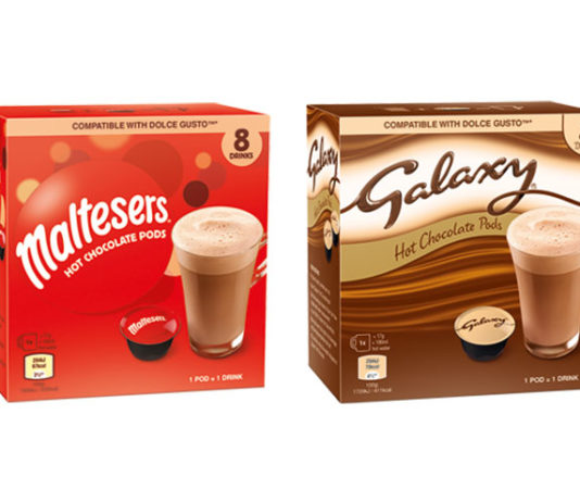 Chocolate pods push forward Malteser and Galaxy drink pods