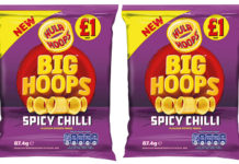 Hula Hoops spicy chilli