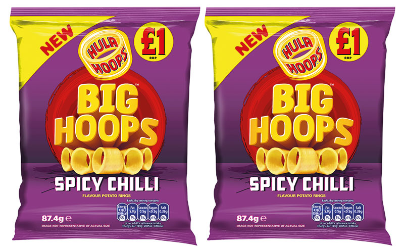 Hula Hoops spicy chilli