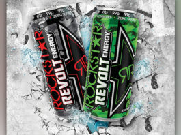 Size matters in drinks aisle Rockstar Revolt offers two sugar free varieties, Killer Citrus and Killer Cooler.