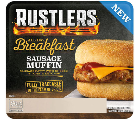 Rustling up a breakfast Rustlers Breakfast Muffin