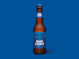Light beer shows it has bottle UK-Bud-Light-bottle
