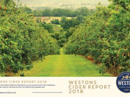Fruit growing in cider aisle