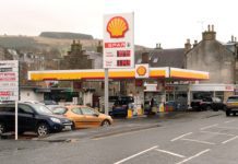 Shell forecourt