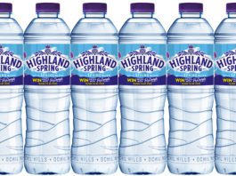 Water sales are swelling Highland Spring