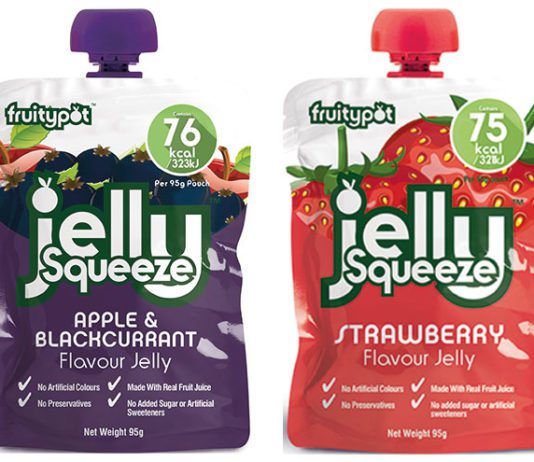 Flavour is squeezed in and the sugar left out JellySqueeze range