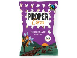 A guilt free helping of chocolate Propercorn chocolate share bag