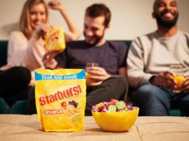New products are vital for category Starburst on a table