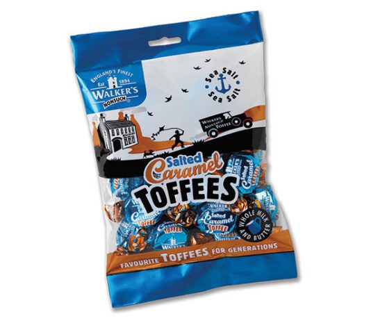 Toffee with a bit of history Walkers caramel toffee