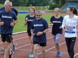 Winners on the track