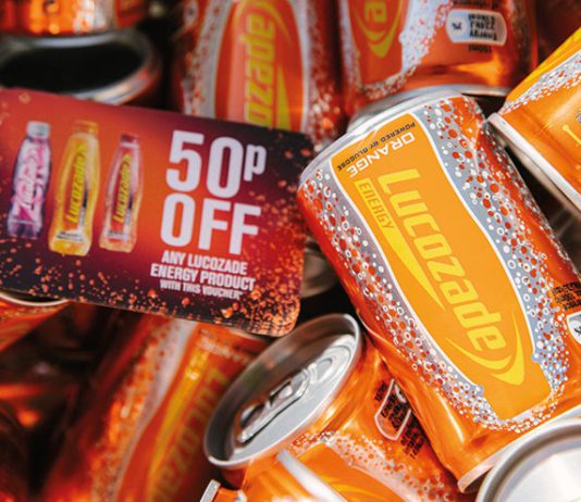 Summer sampling Lucozade Energy promotional coupons