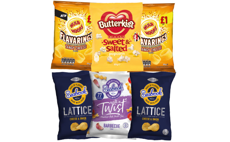 KP Snacks has introduced new products to meet demand for variety and Seabrook has added a healthy choice it hopes will resonate with older snackers. 