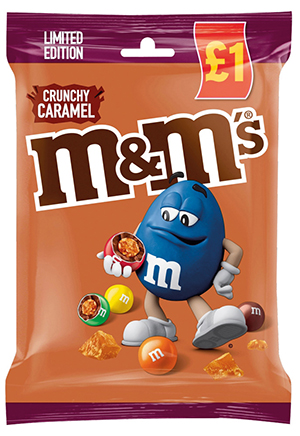 New M&M's Crunchy Caramel unveiled - Scottish Local Retailer Magazine