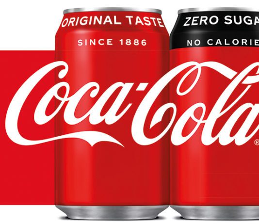 Red is the new black for Coca Cola’s packaging