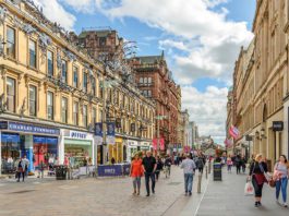 A strong summer in Scotland Buchanan Street Glasgow