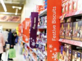 Merry-ish festive sales for grocery