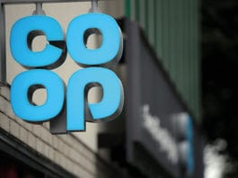 Franchise deal is a major shift Co-op signage in blue