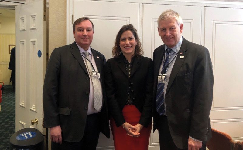 Victoria Atkins with the NFRN.