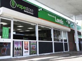 Stepping into convenience Vapestore exterior
