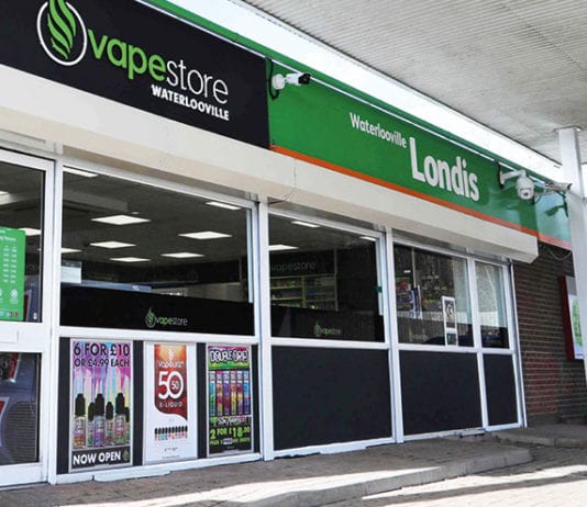 Stepping into convenience Vapestore exterior