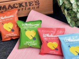 Pop goes the veg crisps