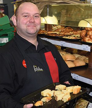 The staff at Scotmid Clarkston run ‘taste and try’ sessions, to let customers sample their speciality breads.