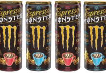 Monster coffee cans