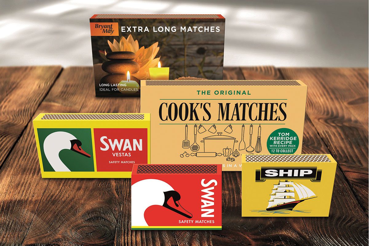 Different boxes of matches