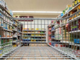 Domination of the discounters trolley-in-a-supermarket