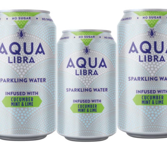 Adding a bit of sparkle aqua-libra-cans