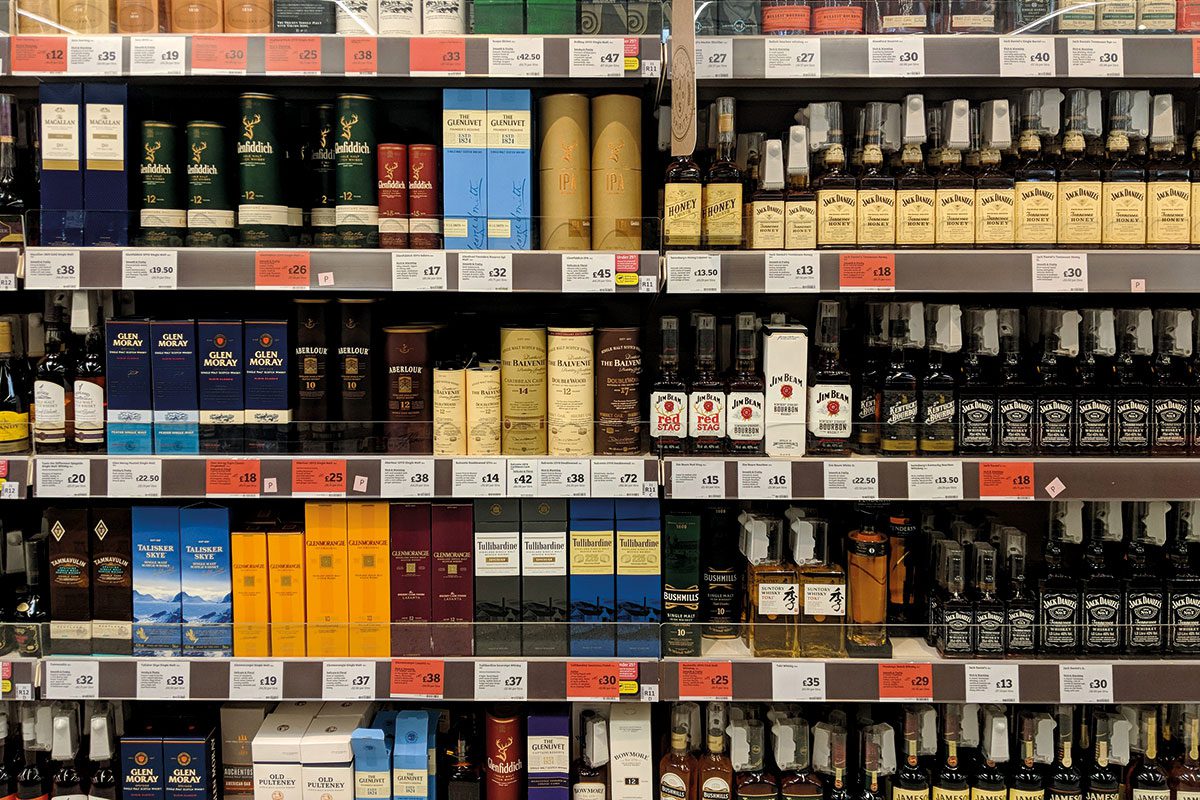 Range of alcohol