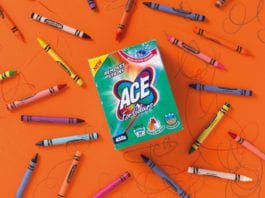 An Ace in the Tetra Pak box Ace Colour Powder in Tetra pack box