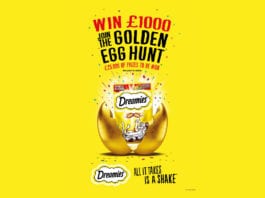 Pet promo promises big prizes Dreamies win £1000. Join the Golden Egg Hunt, £25,000 of prizes to be won
