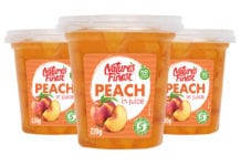 Nature's Finest Peach in Juice 220g pots