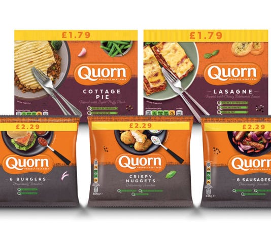 Healthy protein healthy planet Quorn convenience core range