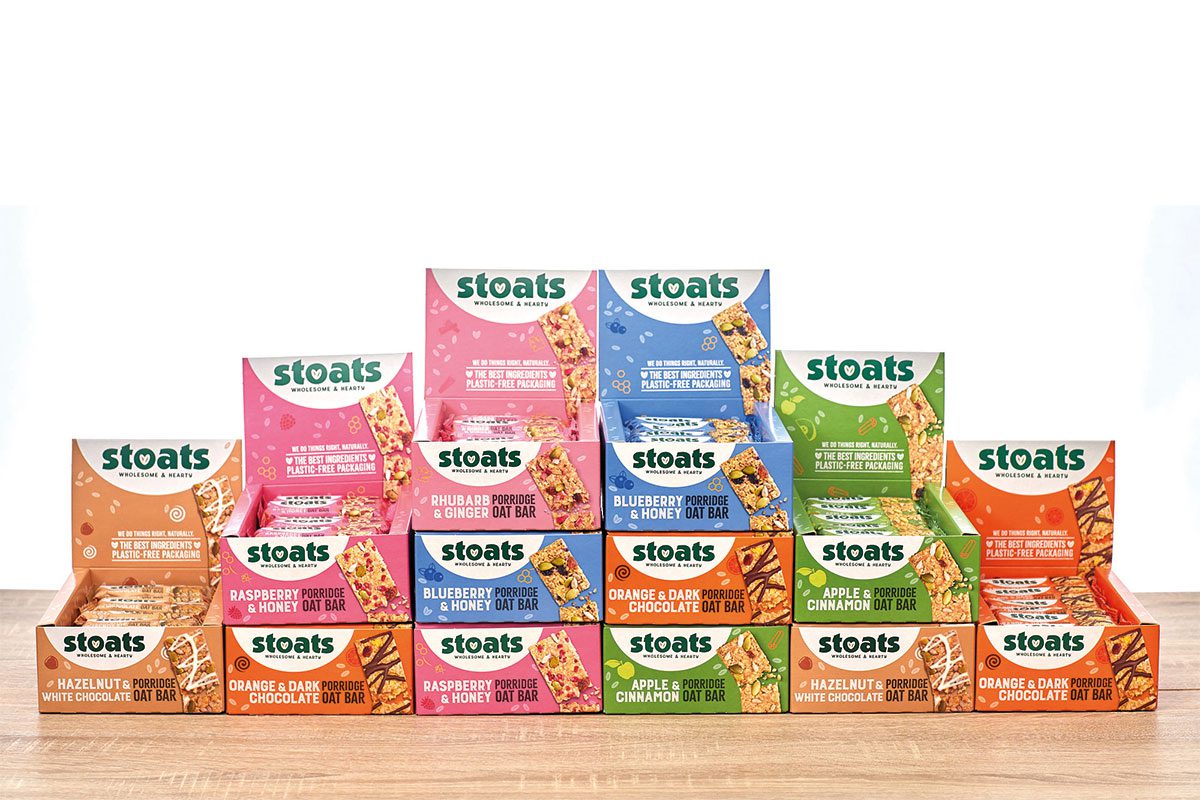 Stoats porridge new recycled packaging